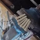Kostěné kolíčky s ebenovou tečkou 5,5mm