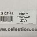 CELESTION G 12 T-75 ,16Ohm 