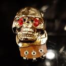  Knoby k potenciometrům Skull Head /gold