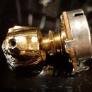  Knoby k potenciometrům Skull Head /gold