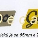 Nápis Grazioso na hlavu krku k renovaci starší kytary