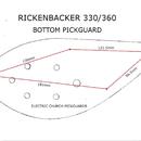 Pickguard Rickenbacker 330/360