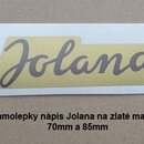 Samolepící nápis Jolana