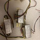 Převodový transformátor RCF ze 100 voltů na 8 ohmů,
