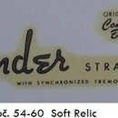 Vodový obtisk (Decal) Fender Stratocaster Relic
