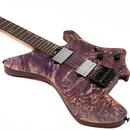 Eart Guitars,  Headless Electric Guitar , Purple  Finish 
