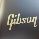 Samolepící nápisy a znaky Gibson (zlatá a stříbrná matná) 