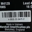 MARSHALL box 4x12,M 412B 