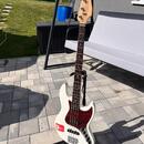 Sire Marcus Miller V3-4 Antique White baskytara + pickguard
