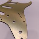 Pickguard Stratocaster brúseny hliník zlatý 