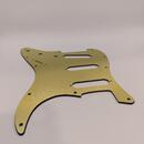 Pickguard Stratocaster brúseny hliník zlatý 