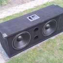 Basový box 2 x 15" repro, dohromady 4ohm 600W RMS 97dB