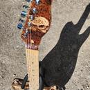 Elektrická kytara Telecaster pyrografie 