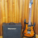 Kytarový set Ibanez GRX 70 QA - SB + kombo Blackstar HT-5