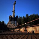 Elektrická kytara Telecaster pyrografie
