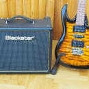 Kytarový set Ibanez GRX 70 QA - SB + kombo Blackstar HT-5