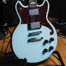 D'Angelico Premier Brighton Electric Guitar - Sky Blue with