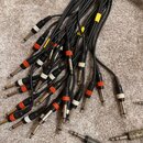 Kabely 1x Jack 6,3 stereo - 2x Jack 6,3 - mono Adam Hall