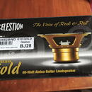 nový 10" alnico reproduktor Celestion G10 Gold, 40 W, 16 Ohm