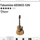 12str. western dreadnought Takamine GD30CE-12N