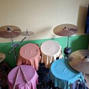 prodám činely Paiste PST 3, ride a hihat