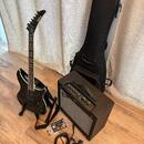 Epiphone EM-2 custom prophecy + Fender mustang II 40W