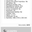 prodám hartke hd75 basové kombo jeste v zaruce