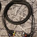 2x multikabel 8x jack 6,3 mm