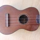 Vintage mahagonové sopranové ukulele Oscar Schmidt