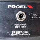 Proel Freepack 65, 2 x 250 W RMS, 8k mixpult