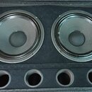 Prázdná bedna 2x 12" vhodná pro basové repráky.