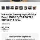 Event TR8e - studiový monitor jeden kus 