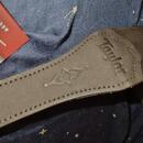 Nový kožený popruh Taylor Gemstone Nubuck - ČERNÝ