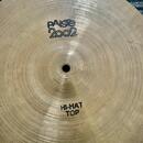  Paiste 2002 hi hat 14" black label. Rok 1974.