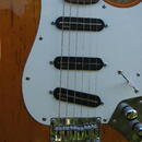 Stratocaster velká hlava,tělo jako Music Man