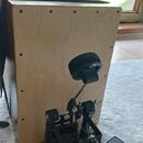 MEINL Cajon Drum Set +  Tama 8" x 3" Metalworks Effect Snare