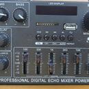 Zesilovač 2x150W, EQ, BT, Karaoke, FM Radio
