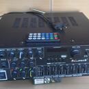 Zesilovač 2x150W, EQ, BT, Karaoke, FM Radio