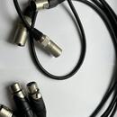  4× ručně pájený XLR patch kabel