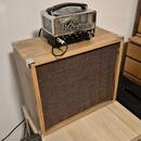 Dřevěný vintage kytarový reprobox 1x12