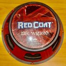 Kruhový reproduktor s červeným rámem a černou membránou. Na středovém krytu je nápis RED COAT™, pod ním text the wizard a logo EMINENCE s doplňkem MA…