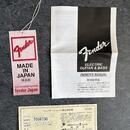 FENDER JB 62-US OCR, MIJ 1994-95,USA snímače,doklady