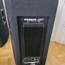 PA Zvukový set Samson: Aktivní bedny 2x 300W + 12-kanál MIX