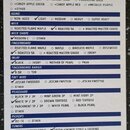 Fotografie zobrazuje papírový specifikační list s názvem XTC SPEC SHEET a logem Xotic Guitars CALIFORNIA. U políčka SERIAL NUMBER je ručně zapsáno čí…