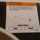 Fotografie zachycuje část krabice s nápisy G2 Clear Rock Pro Pack a 10", 12", 16" + 14" HD Dry. V pravém horním rohu je kód EPP-G2HDD-R a v textu zna…