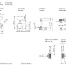 Technický výkres kytarových ladíček s nápisy „Gitarren Mechanik / Guitar Machine Head“ a „GrandTune / GrandTune“. V pravém horním rohu je logo „Schal…