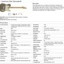 Snímek obsahuje produktovou fotografii elektrické kytary typu Telecaster v barvě Champagne s javorovým hmatníkem a zeleným pickguardem. Pod obrázkem…
