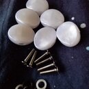Fender Stratocaster pickguard a snímače z Velké Británie