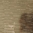 Plakát s nápisem „Guitar Riffs“ na tmavém pozadí. Obsahuje seznam rockových a metalových skladeb s dopisujícími tabulaturami pro kytaru. Texty jsou b…