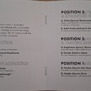 Fotografie zachycuje dvě strany otevřeného manuálu s nadpisem VOICE SELECTIONS. Text popisuje funkce a nastavení různých pozic přepínače pro nástroj…